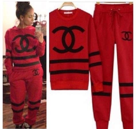 coco chanel sweatsuit wholesale|chanel blouse fabric.